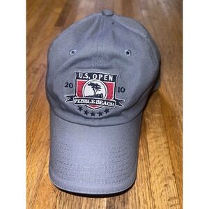 USGA US OPEN PEBBLE BEACH CAP HAT THE WIZARD GOLF BALL MARKER PIN MENS GRAY